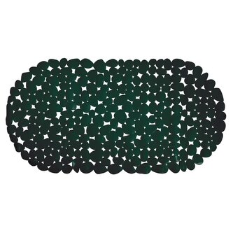 MSV protiskluzová podložka do vany GALETS, tmavě zelená, PVC, 35 x 68 cm MSV protiskluzová podložka do vany GALETS, tmavě zelená, PVC, 35 x 68 cm