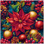 Ubrousky PAW Dekor L (20ks) Vintage Poinsetia Charm