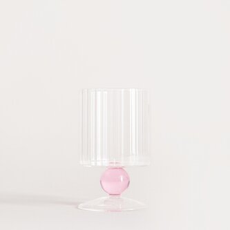 Kieliszek | FINOM | z różową kulką | 0,22 l | 763182