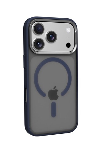 Pouzdro Matte Frame s podporou MagSafe iPhone 17 Pro Max - modré