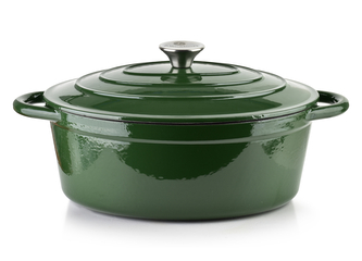 VERDELUXE Gęsiarka żeliwna emaliowana30x38xh17cm