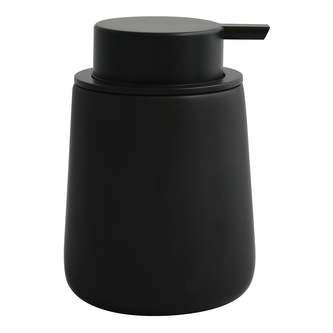 MSV dávkovač mýdla MAONIE, matně černý, keramika, 350 ml