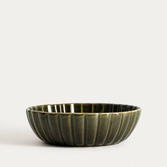 Talerz | MELIDA | głęboki ciemnozielony | 19 cm | 750311