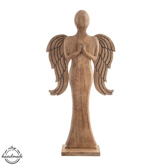 Anděl dřevo MANGO v. 77,5 cm