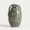 Wazon | MINNA | ceramiczny w liście zielony | 25x15,5 cm | 752582