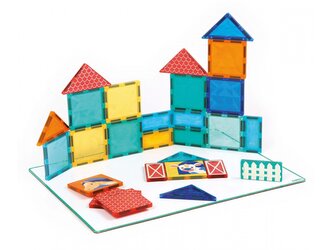 Magnetická stavebnice s tabulí Farma 27 ks