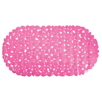 MSV protiskluzová podložka do vany GALETS, růžová, PVC, 35 x 68 cm MSV protiskluzová podložka do vany GALETS, růžová, PVC, 35 x 68 cm