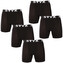 5PACK pánské boxerky Styx long sportovní guma černé (5UN960) XL