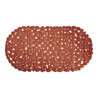 MSV protiskluzová podložka do vany GALETS, terakota, PVC, 35 x 68 cm MSV protiskluzová podložka do vany GALETS, terakota, PVC, 35 x 68 cm