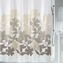 Spirella sprchový závěs FLEURY, motiv květin, bílý, 120 x 200 cm, polyester