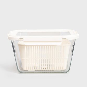 Pojemnik | NEGOZIO | szklany z koszyczkiem | 2,4 l | 746567