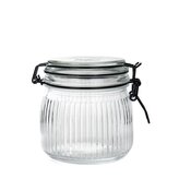 Pojemnik | RAVEN | ryflowany z klipsem S | 0,6 l | 891132