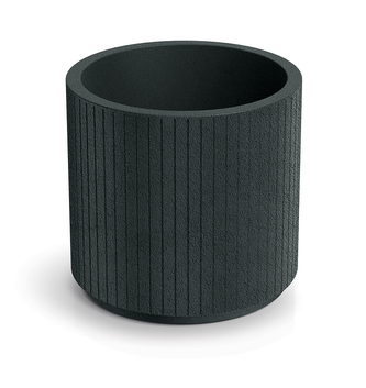 Květináč CORO ROUND 40 cm - barva: tmavě šedá