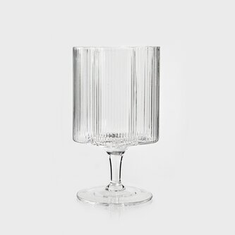 Kieliszek | LINEETTA | ryflowany na wino | 0,2 l | 730047