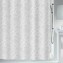 Spirella sprchový závěs PEER, motiv čtverců, bílý, 180 x 200 cm, polyester