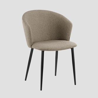 Krzesło | LUJO | Brązowe | 56,5x59x81 cm | 738067