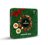 LEROS Dárková sada v plechové dóze (9 x 6 nálev. sáčků) - Voňavá zima - pro milovníky čaje