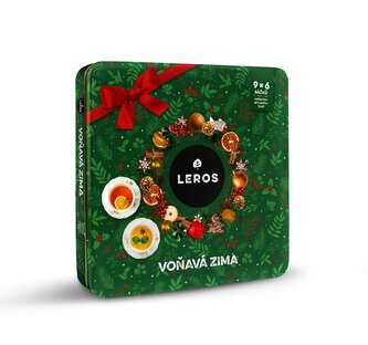 LEROS Dárková sada v plechové dóze (9 x 6 nálev. sáčků) - Voňavá zima - pro milovníky čaje LEROS Dárková sada v plechové dóze (9 x 6 nálev. sáčků) - Voňavá zima - pro milovníky čaje