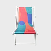 Leżak | COLOR FIESTA | drewniany mini biały | 42x58,5x52,5 | 744679