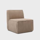 Fotel modułowy | LYKKE | beżowy sztruksowy | 73x88x73 cm | 746864