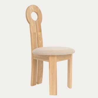 Krzesło | ESTILO | drewniane naturalne | 45x52x90 cm | 739477