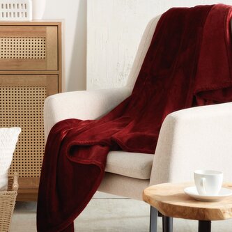 Koc | ROTE | bordowy | 150x200 cm | ALL 824345 Koc | ROTE | bordowy | 150x200 cm | ALL 824345