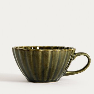 Kubek | MELIDA | w kształcie filiżanki ciemnozielony | 0,3 l | 750281 Kubek | MELIDA | w kształcie filiżanki ciemnozielony | 0,3 l | 750281