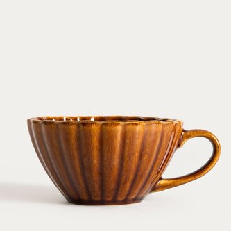 Kubek | MELIDA | w kształcie filiżanki bursztynowy | 0,3 l | 750274 Kubek | MELIDA | w kształcie filiżanki bursztynowy | 0,3 l | 750274