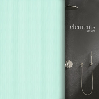 Elements by Spirella sprchový závěs MERA, nebesky modrý, 120 x 200 cm, polyester