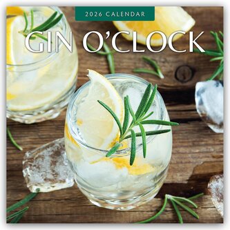 Gin o' Clock - Zeit für Gin 2026 - 16-Monatskalender Gin o' Clock - Zeit für Gin 2026 - 16-Monatskalender
