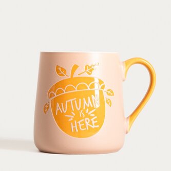 Kubek | FALLINO | Autumn is here różowy | 0,6 l | 749407