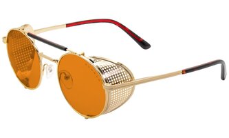 GUNNAR kancelářske/herní brýle BORDERLANDS 4 MOXXI  JACKPOT GOLD  jantarová skla max BLF 98 GUNNAR focus