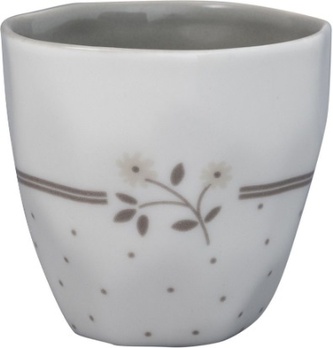 Mini porcelánový hrnek na latté Elements Eileen white