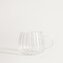 Szklanka | EDES | ryflowana z uchem | 0,35 l | 763175