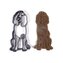 Anglický springer spaniel sedící vykrajovátko/formička VYK444 | Psí plemena, psí doplňky