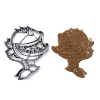 Zombie masožravka, postava ze hry vykrajovátko/formička