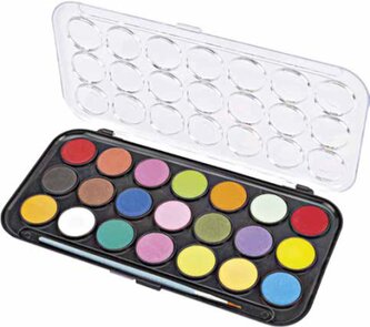 barvy vodové 28mm 21ks NC-392