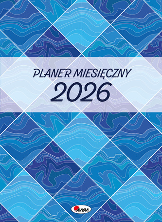 Kalendarz 2026 planer miesięczny A4 Kwadraty