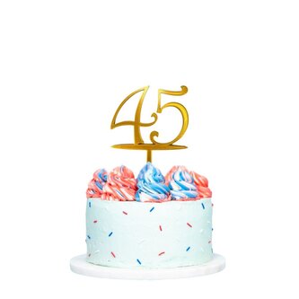 Číslo 45 Fialová