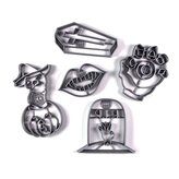 4+1 Akční halloweenský set vykrajovátek/formiček č. 1