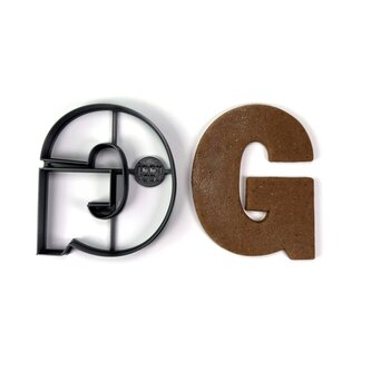 Písmeno G (10cm) vykrajovátko/formička Písmeno G (10cm) vykrajovátko/formička