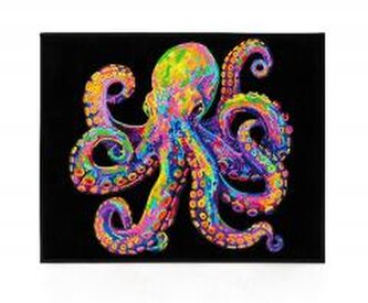Diamond Dotz - Adults Flocked Neon Octopus