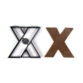 Písmeno X (10cm) vykrajovátko/formička