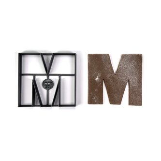 Písmeno M (10cm) vykrajovátko/formička