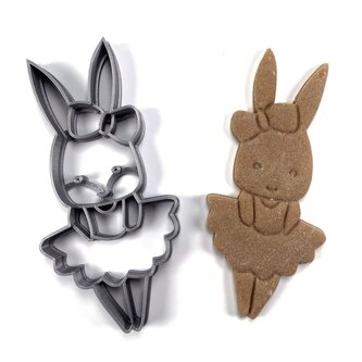 Králíček baletka 1 vykrajovátko/formička