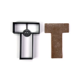 Písmeno T (10cm) vykrajovátko/formička Písmeno T (10cm) vykrajovátko/formička