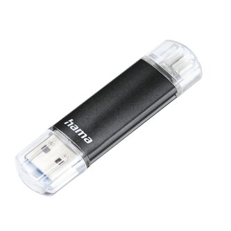 Hama USB flash disk Laeta Twin, USB 3.0, 128 GB, 40 MB/s, USB-A - micro USB
