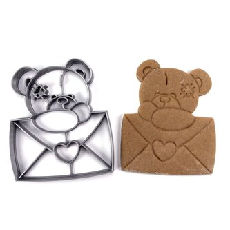 Medvídek s obálkou vykrajovátko/formička