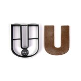 Písmeno U (10cm) vykrajovátko/formička