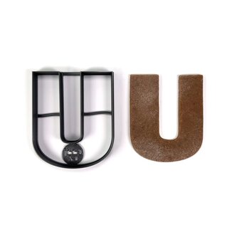 Písmeno U (10cm) vykrajovátko/formička